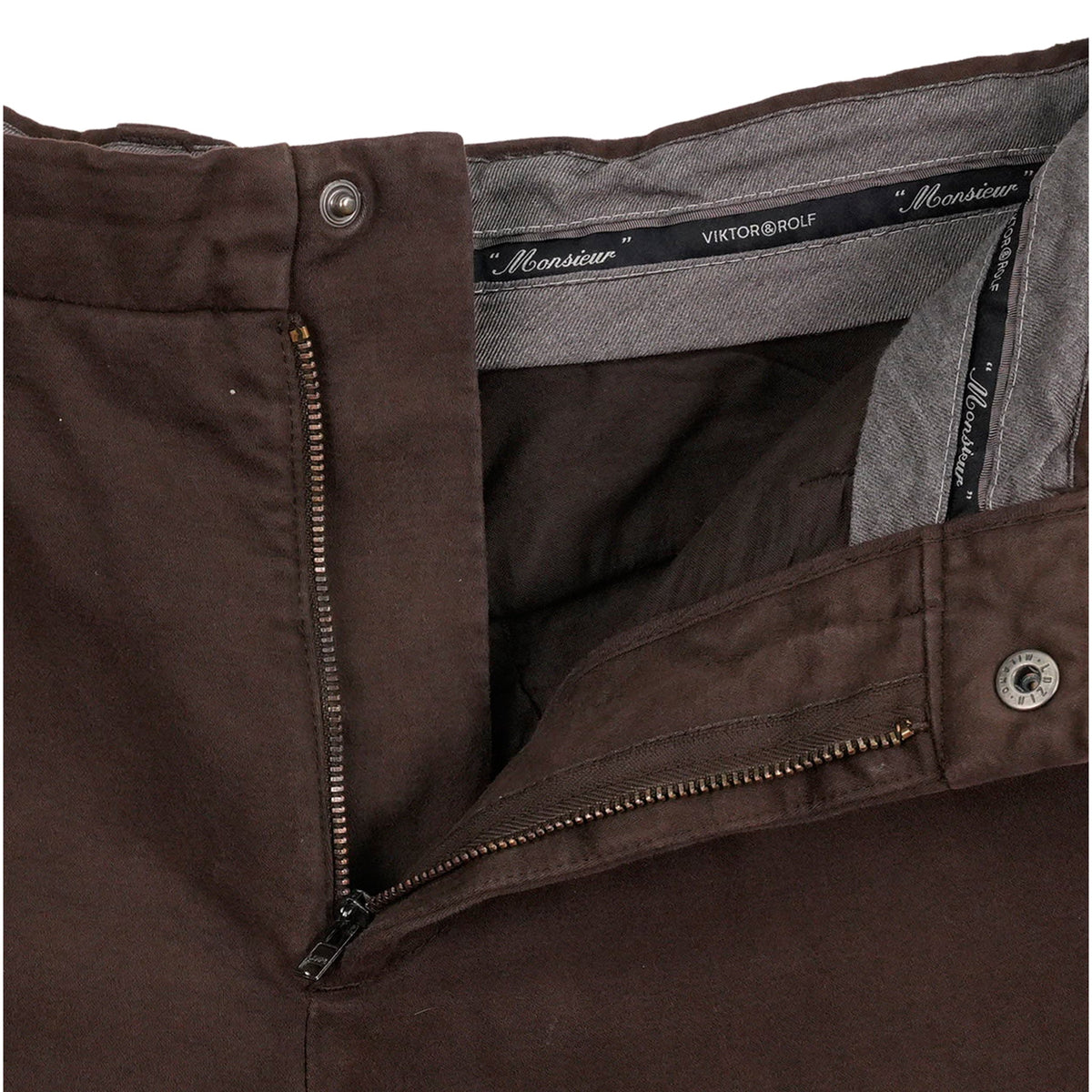 MULTI BELTED PANTS / BROWN