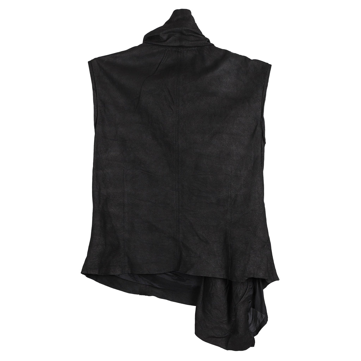 SLEEVELESS HIGH NECK TOP / BLACK