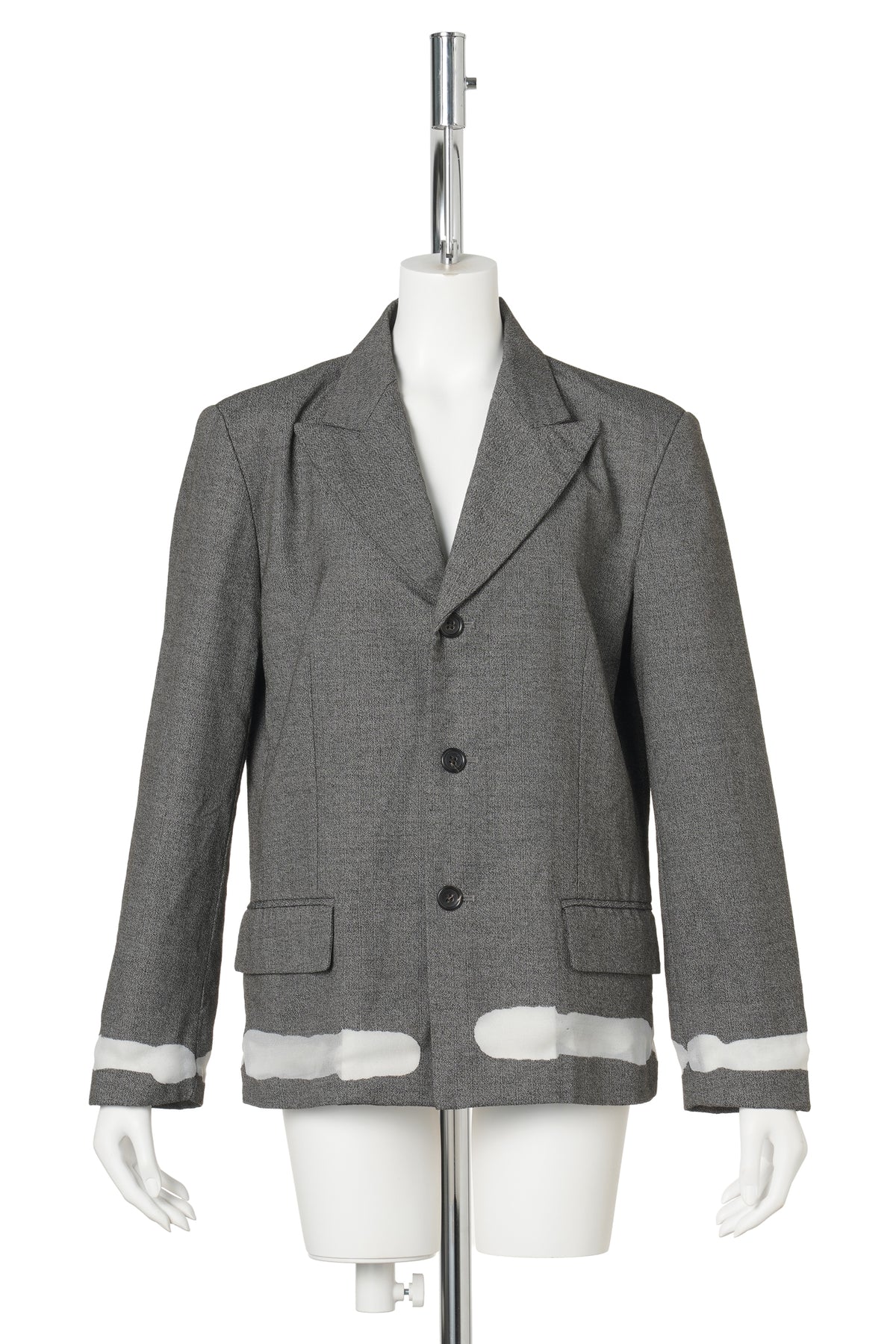 3 BUTTON JACKET / GREY
