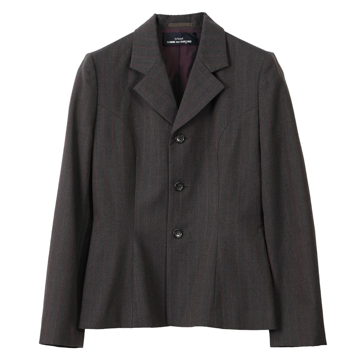STRIPE JACKET / BROWN