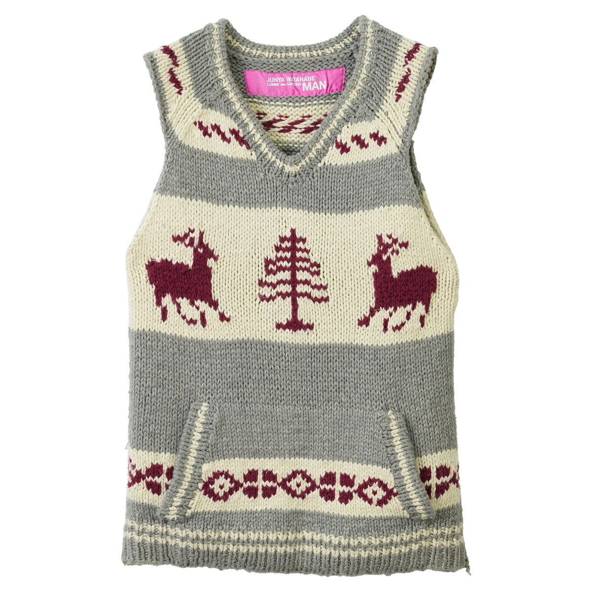 COWICHAN SLEEVLESS KNIT / MULTI