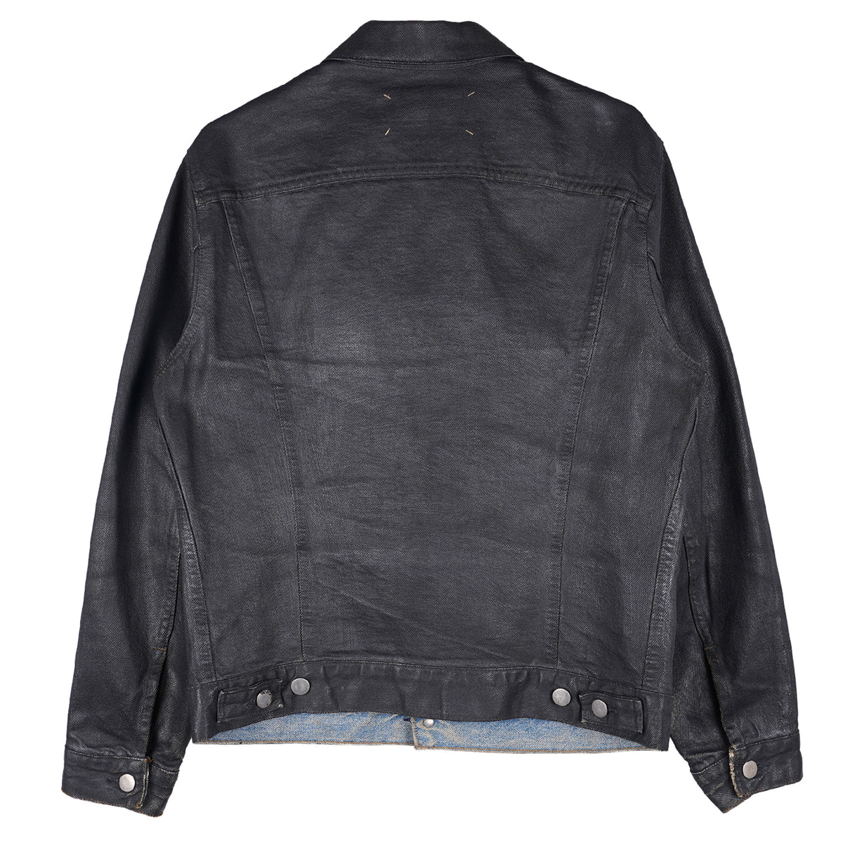 ARTISANAL PAINT DENIM JACKET / BLACK