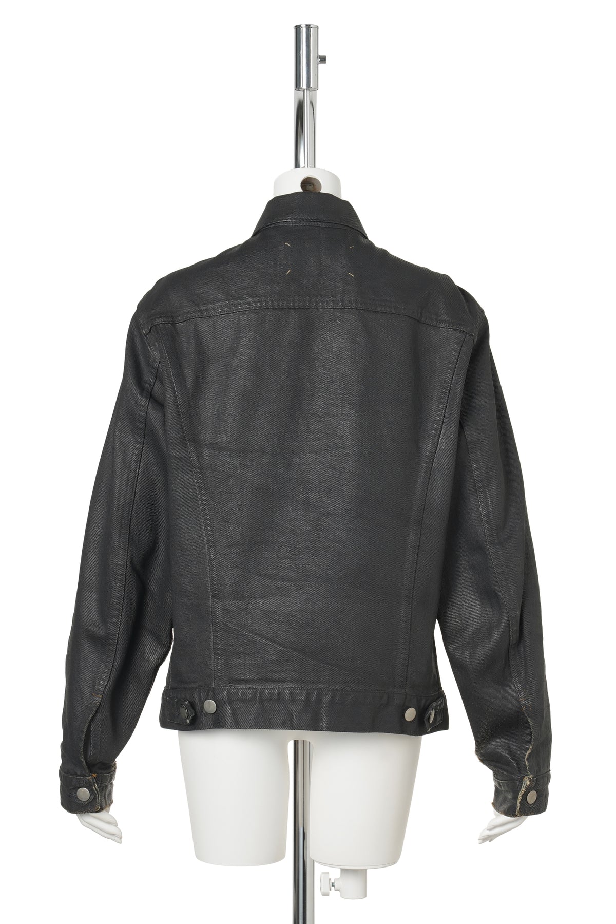 ARTISANAL PAINT DENIM JACKET / BLACK