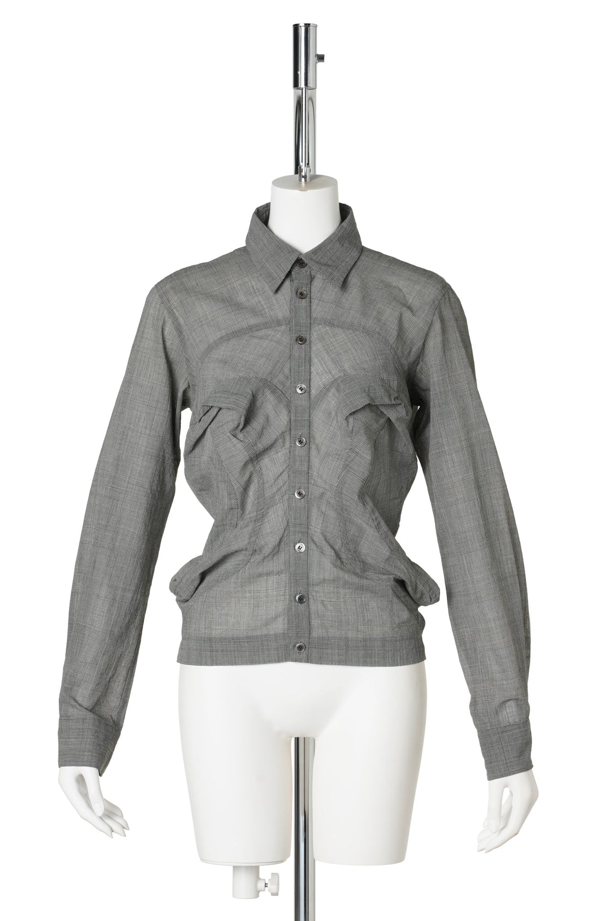 CHECK SHIRT / GREY