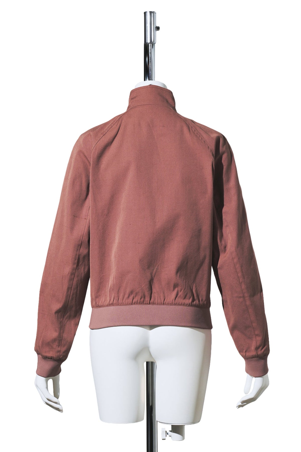HIGH NECK BLOUSON / BURGUNDY