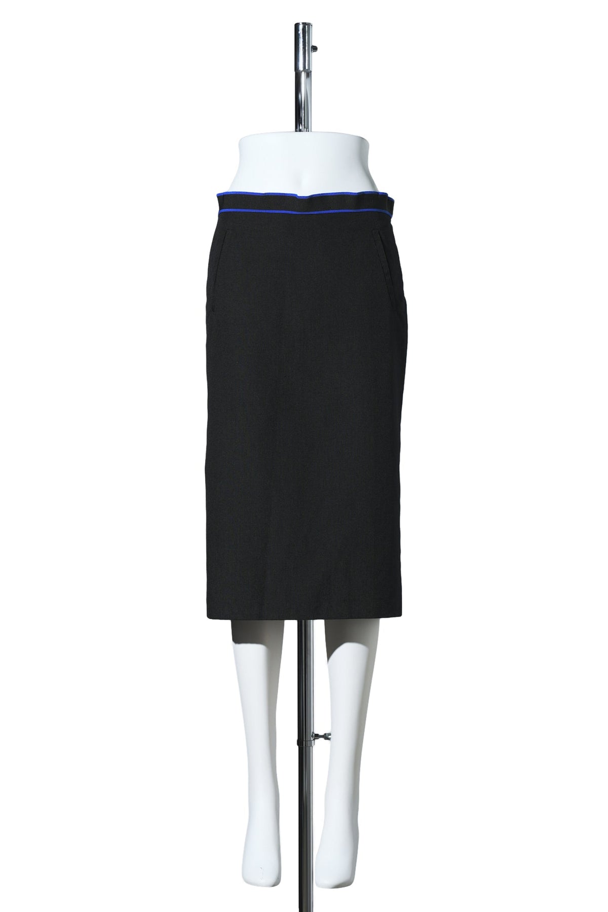 DOUBLE ZIP UP SKIRT / BLACK