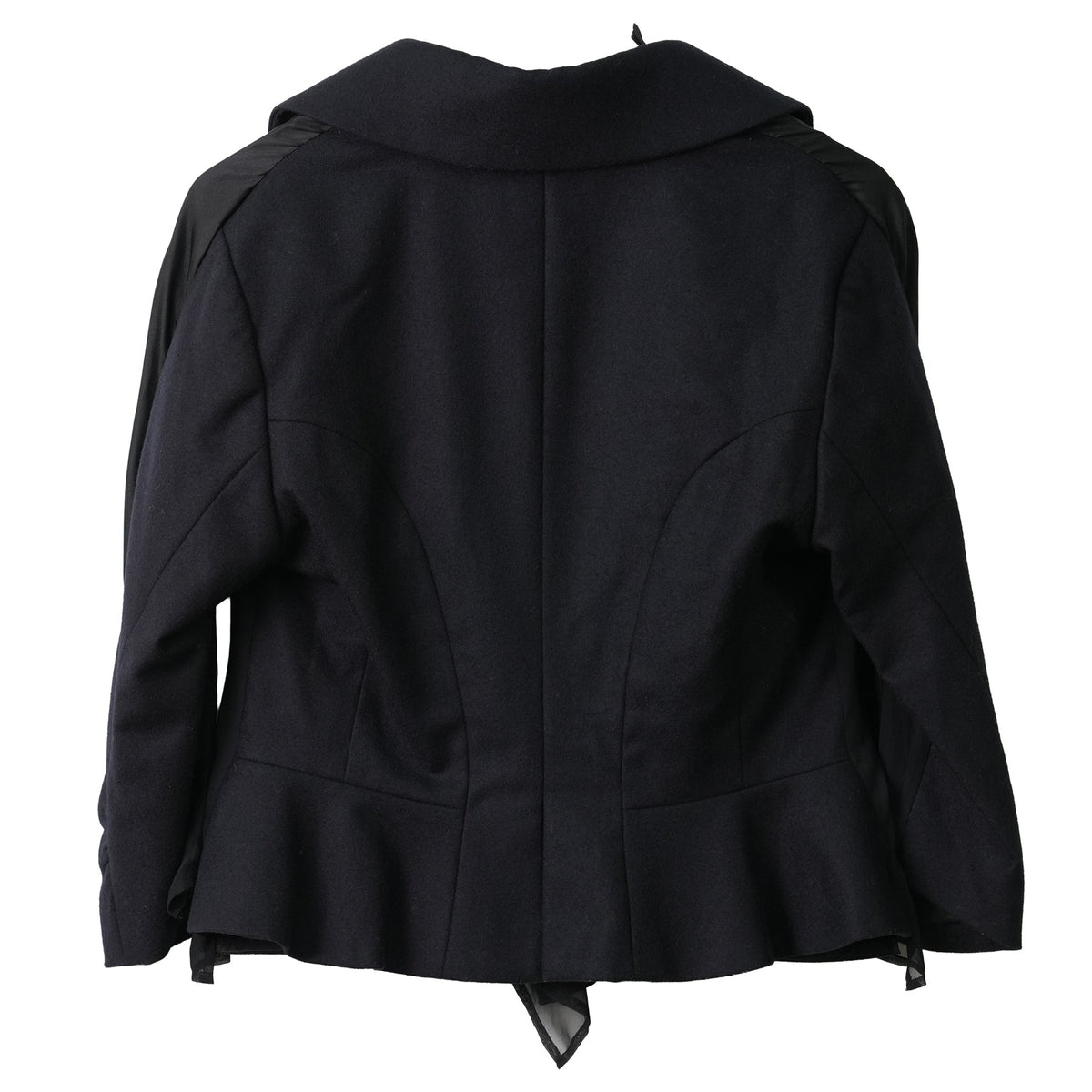 HYBRID CROPPED JACKET / BLACK