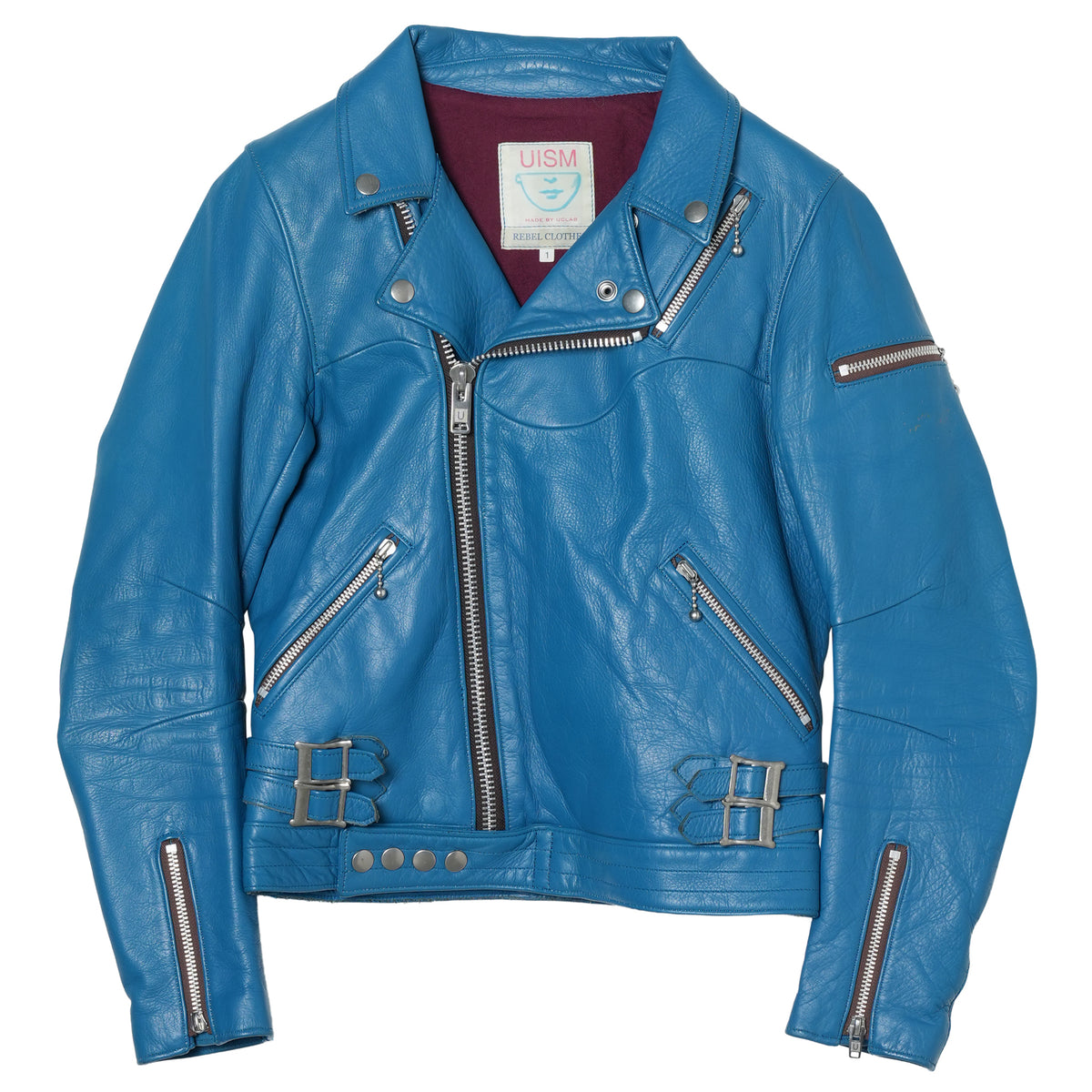 BIKER JACKET / BLUE