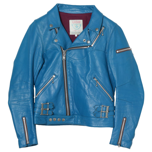 BIKER JACKET / BLUE