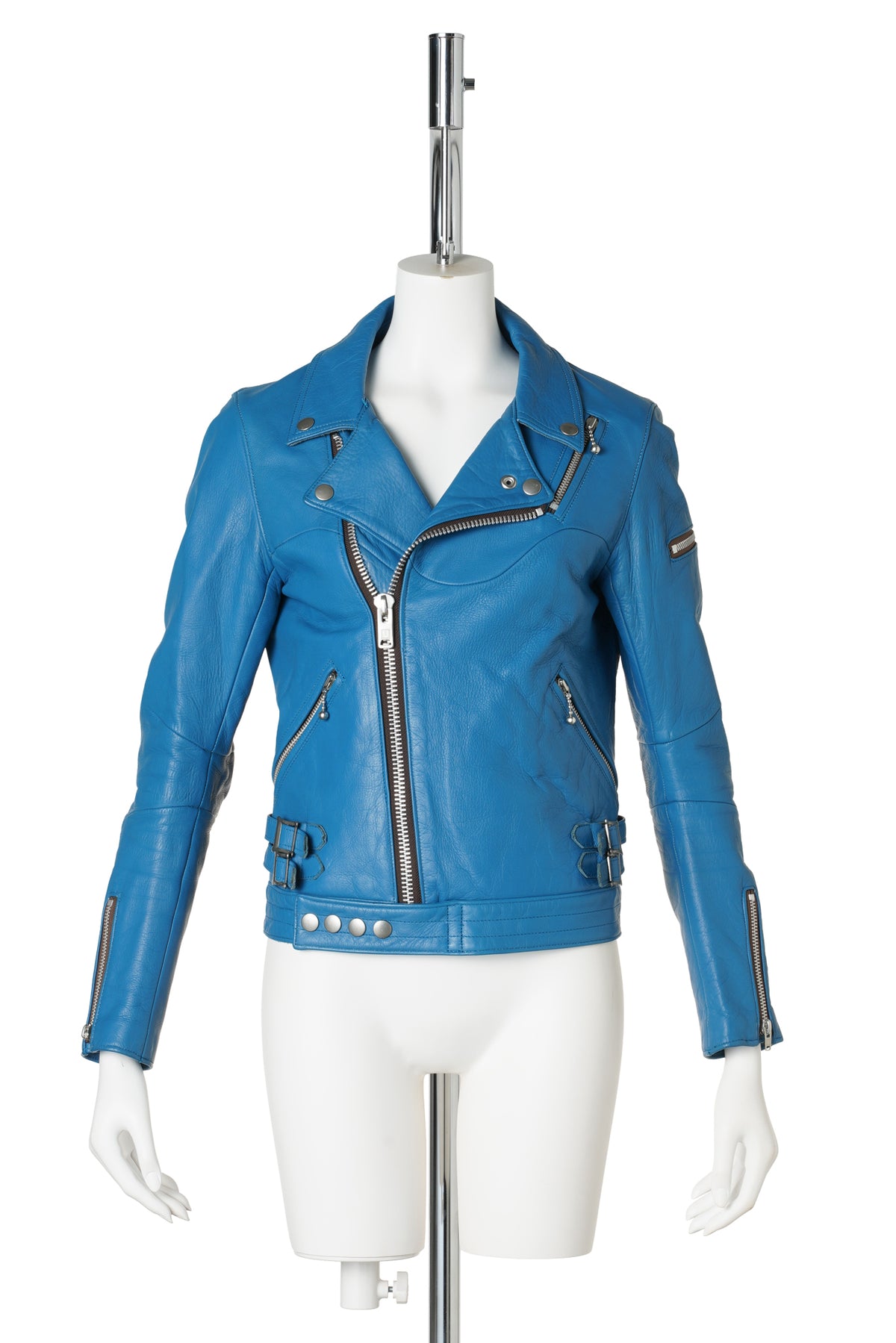 BIKER JACKET / BLUE