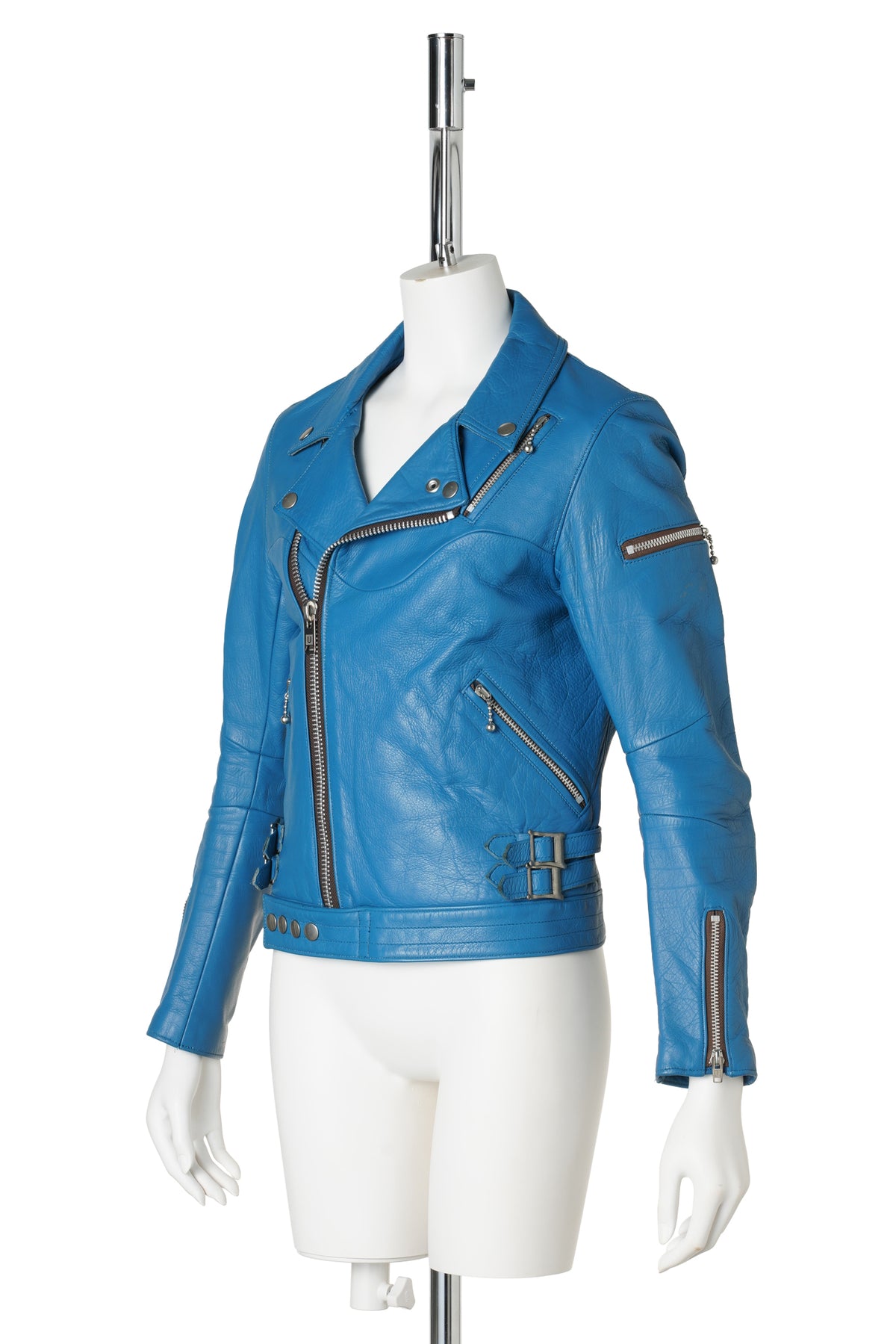 BIKER JACKET / BLUE