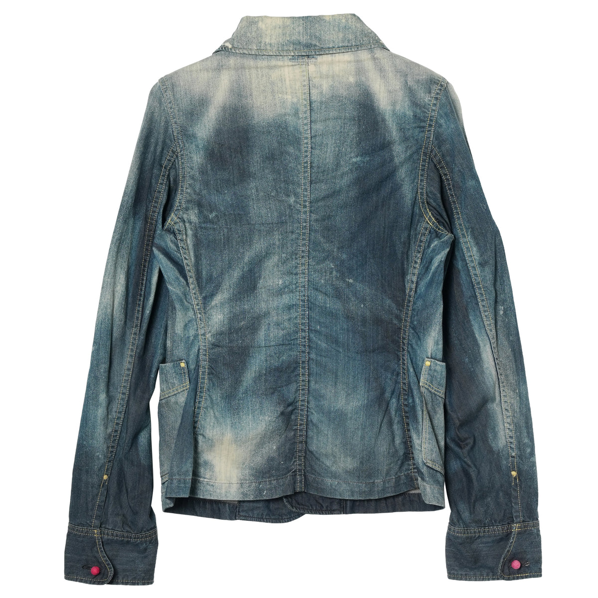 MULTI BUTTON DENIM JACKET / INDIGO