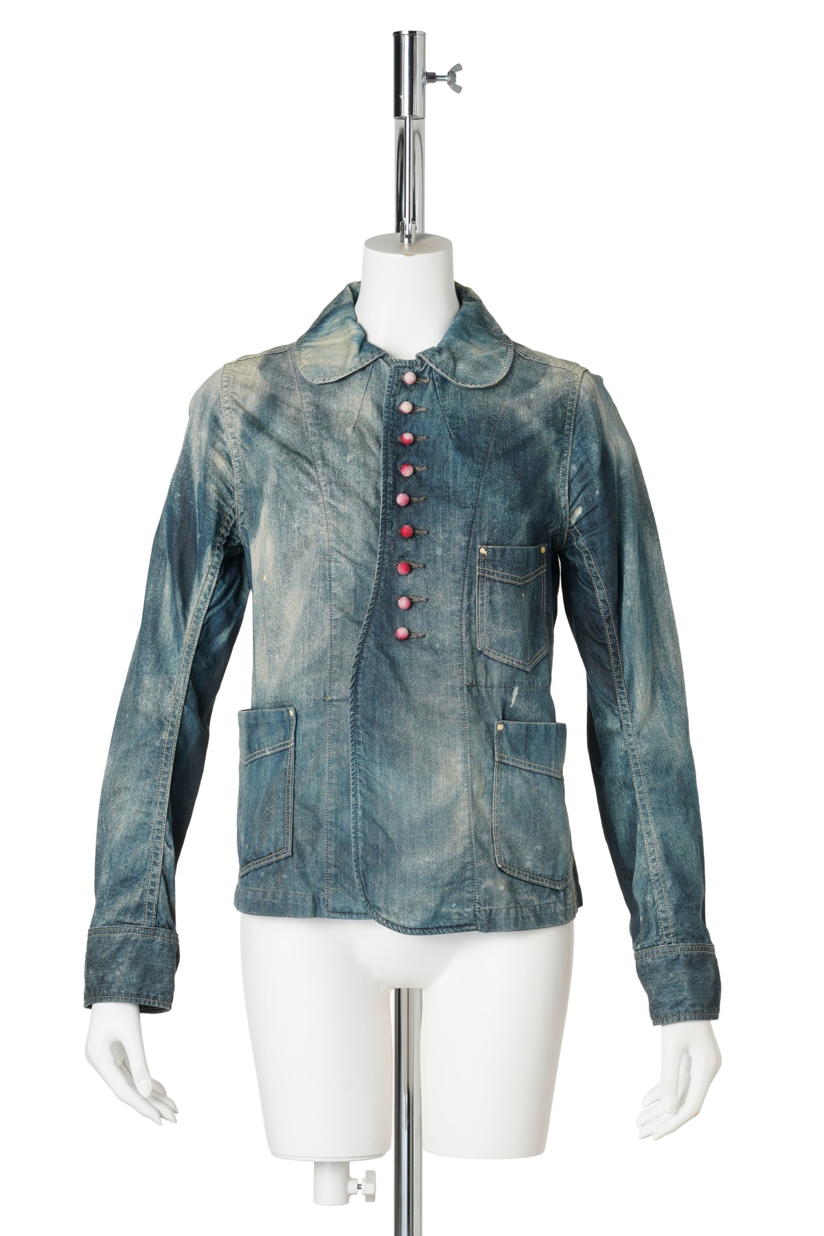 MULTI BUTTON DENIM JACKET / INDIGO