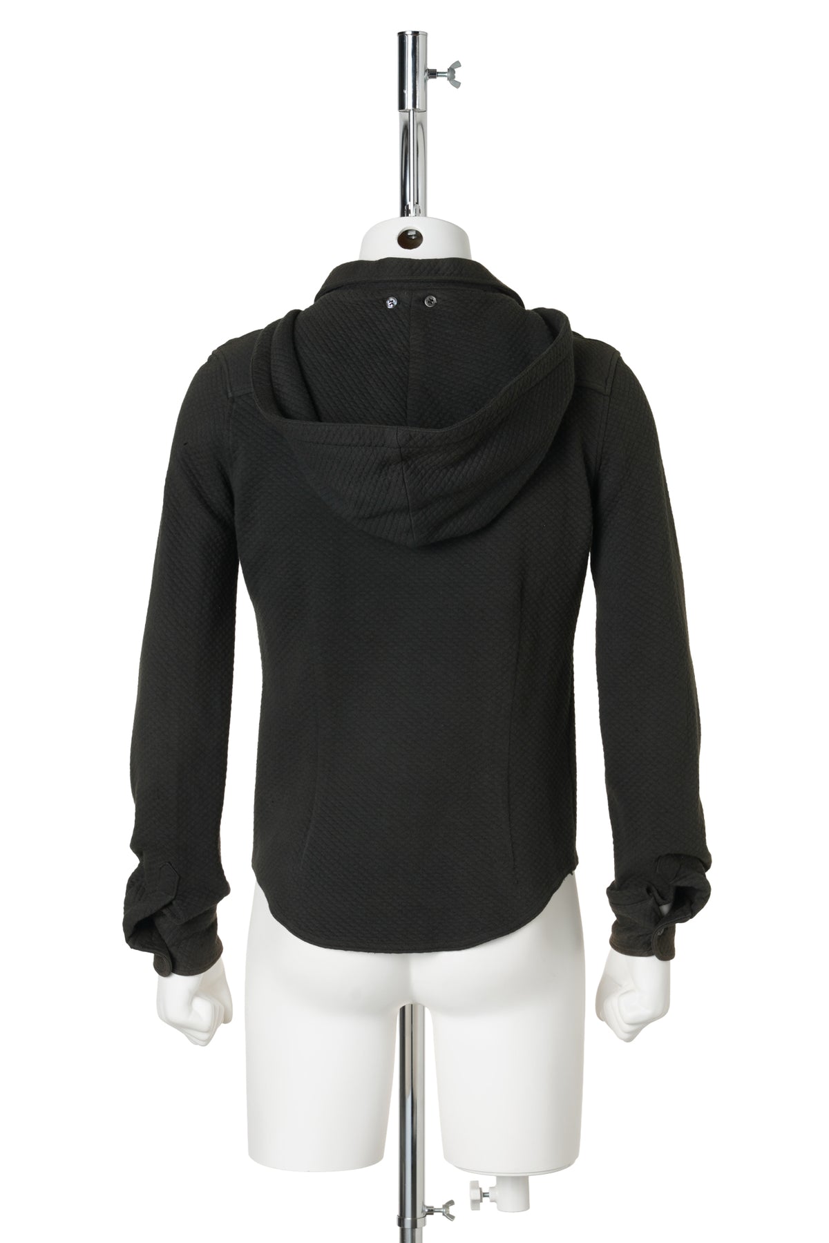 DETACHABLE HOODED SHIRT / BLACK