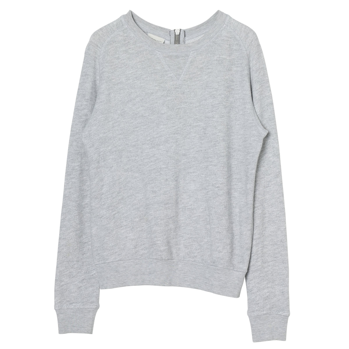 BACK ZIPUP SWEATSHIRT / GREY