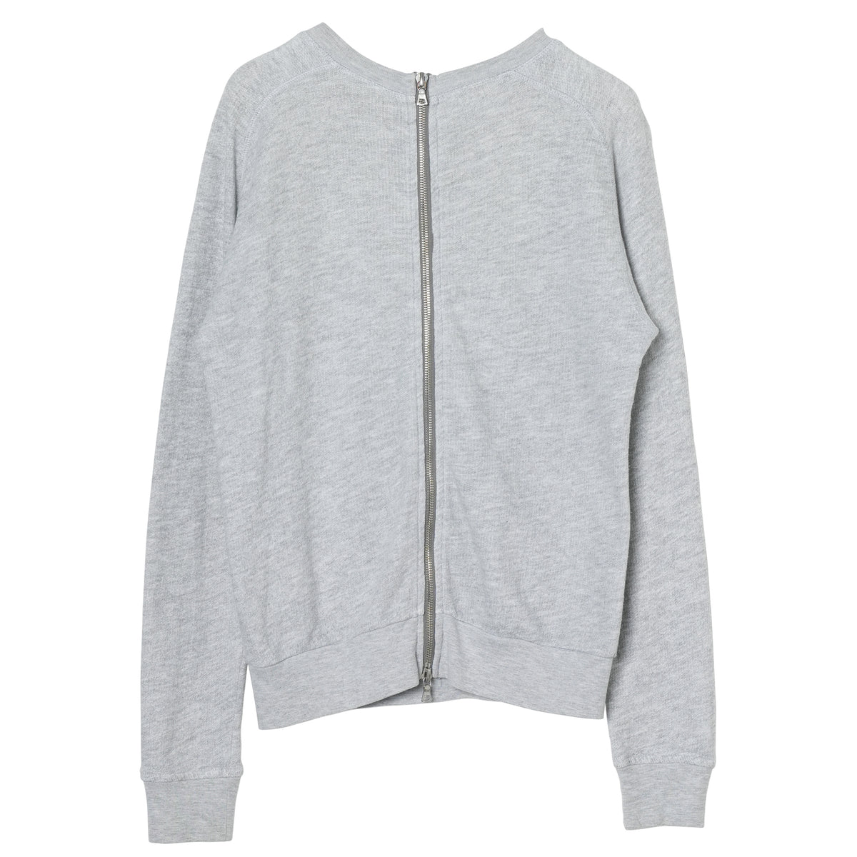 BACK ZIPUP SWEATSHIRT / GREY