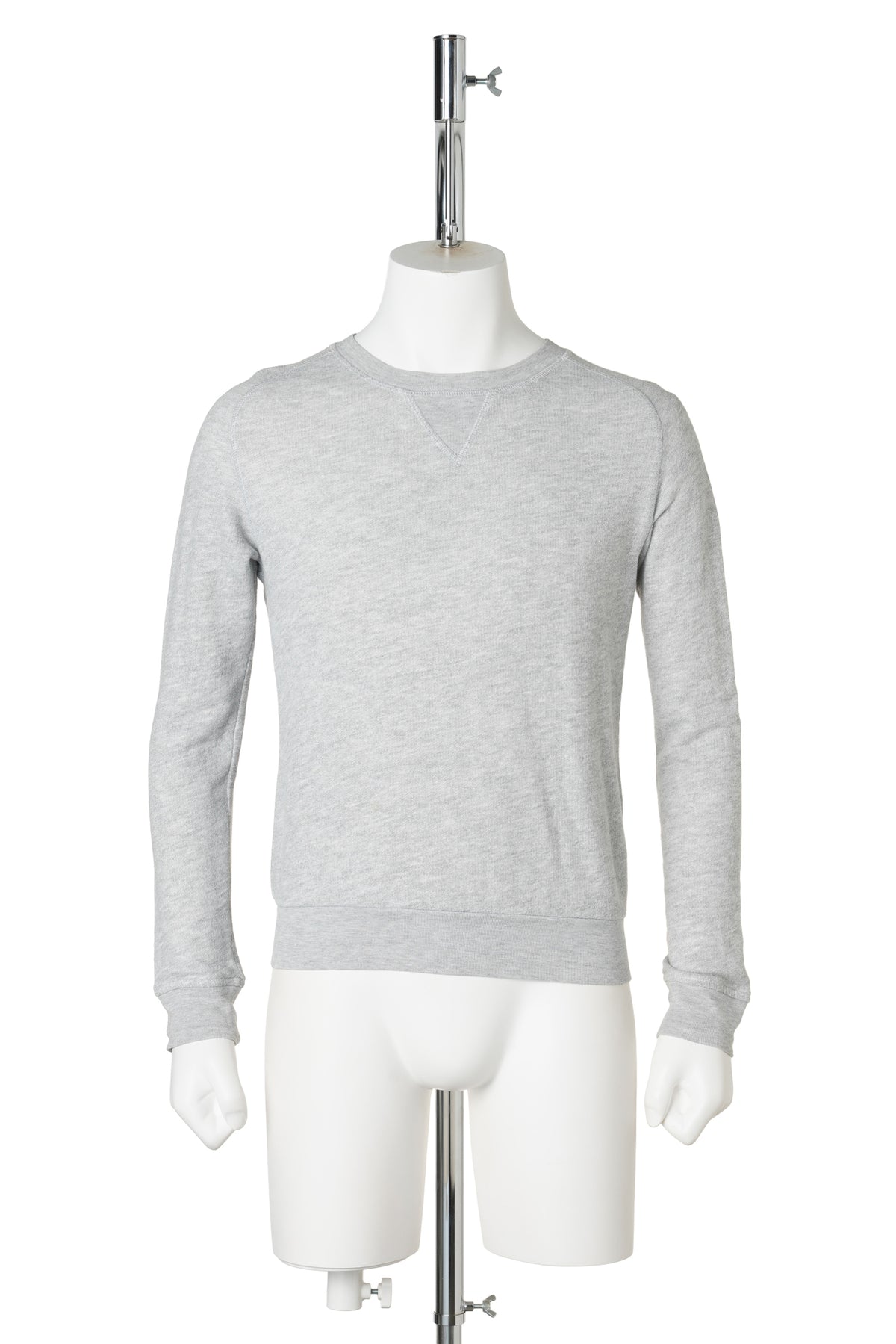 BACK ZIPUP SWEATSHIRT / GREY