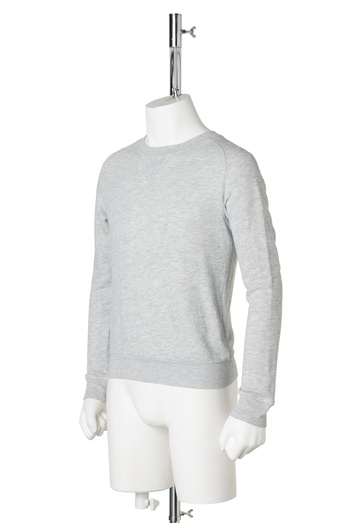 BACK ZIPUP SWEATSHIRT / GREY