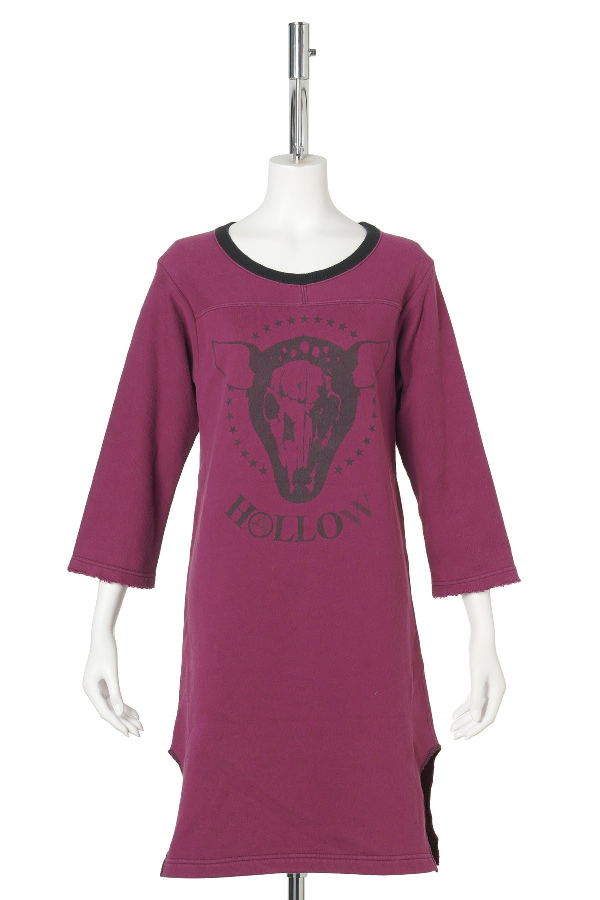 SWEATSHIRT DRESS / PURPLE