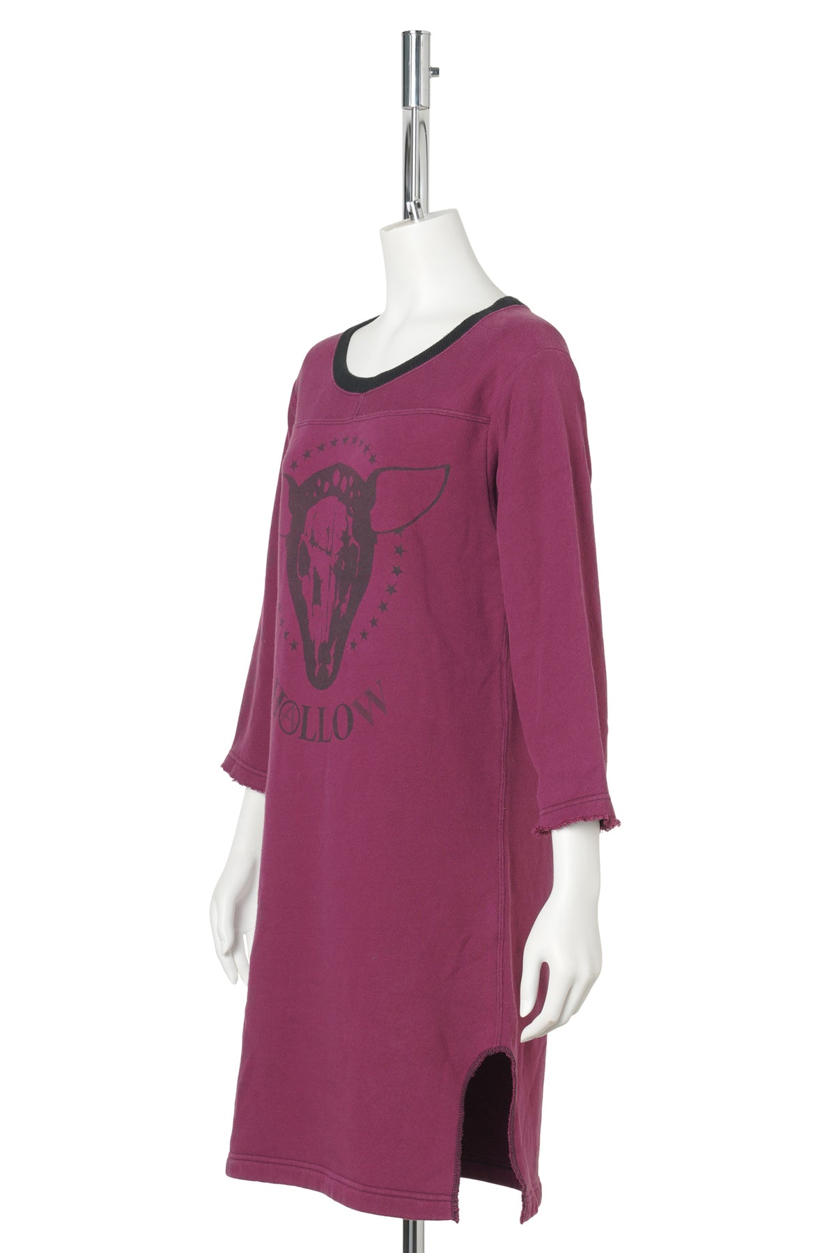 SWEATSHIRT DRESS / PURPLE