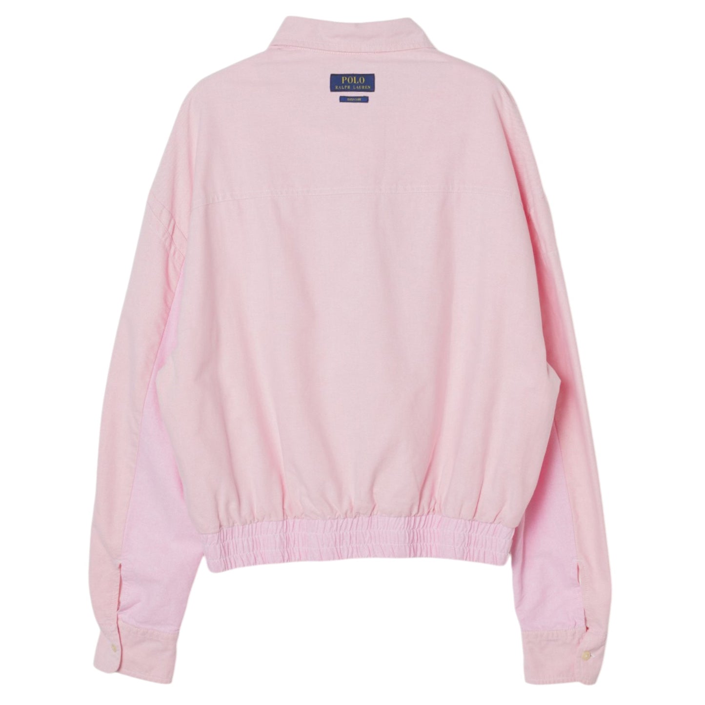 LACE-TRIMMED HARRINGTON JACKET / PINK/PURPLE