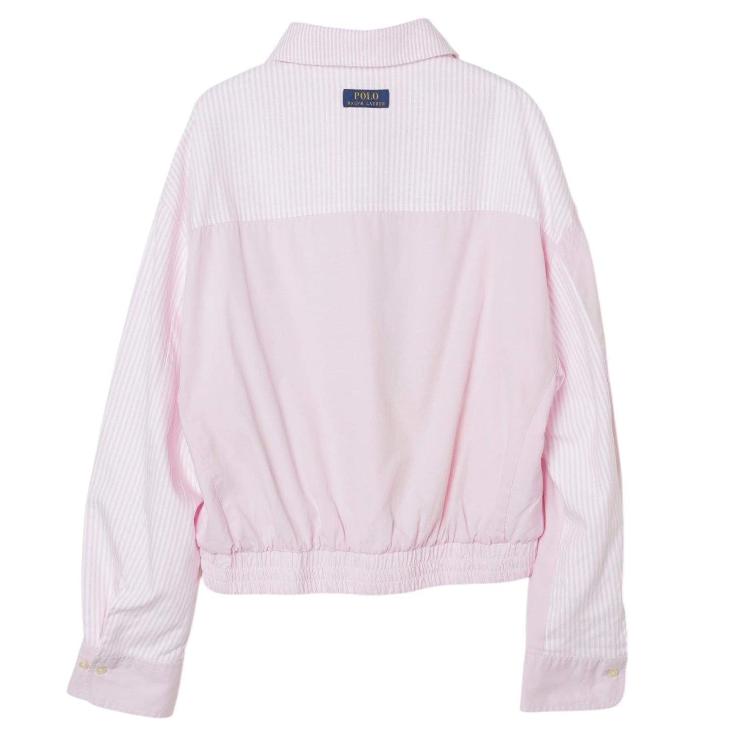 COLOR-BLOCK HARRINGTON JACKET / PINK/PURPLE