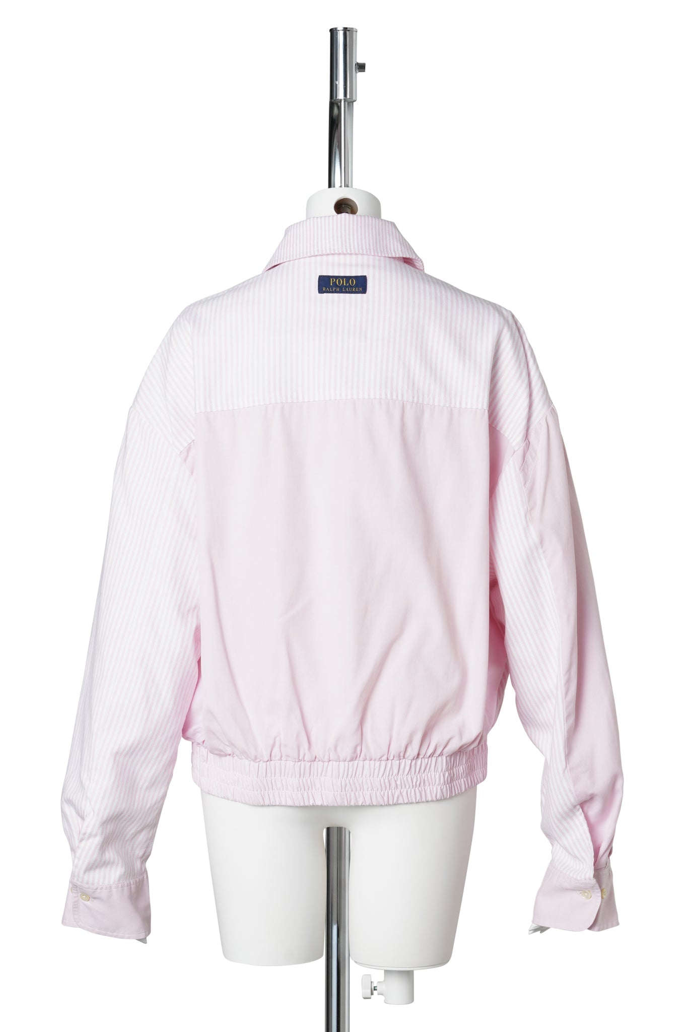 COLOR-BLOCK HARRINGTON JACKET / PINK/PURPLE