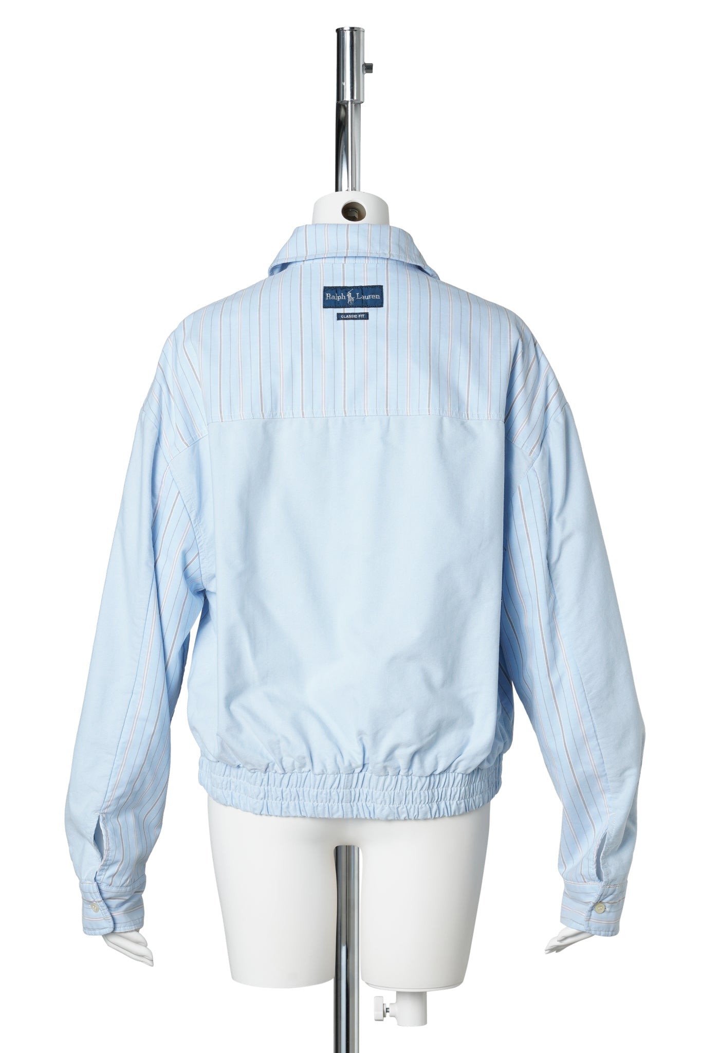 CENTER-SEAM HARRINGTON JACKET / BLUE