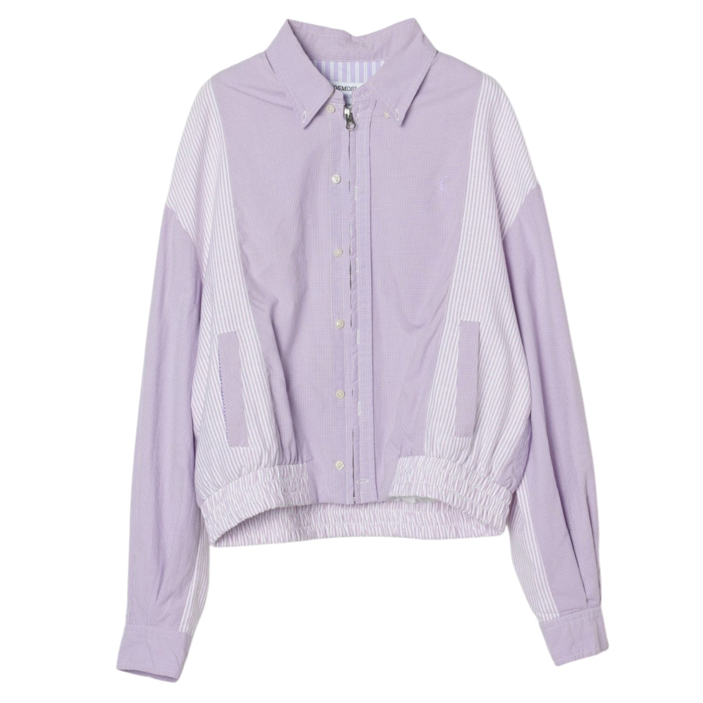 CENTER-SEAM HARRINGTON JACKET / PINK/PURPLE