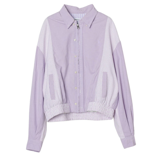 CENTER-SEAM HARRINGTON JACKET / PINK/PURPLE