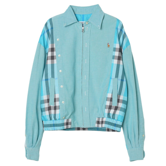CENTER-SEAM HARRINGTON JACKET / GREEN