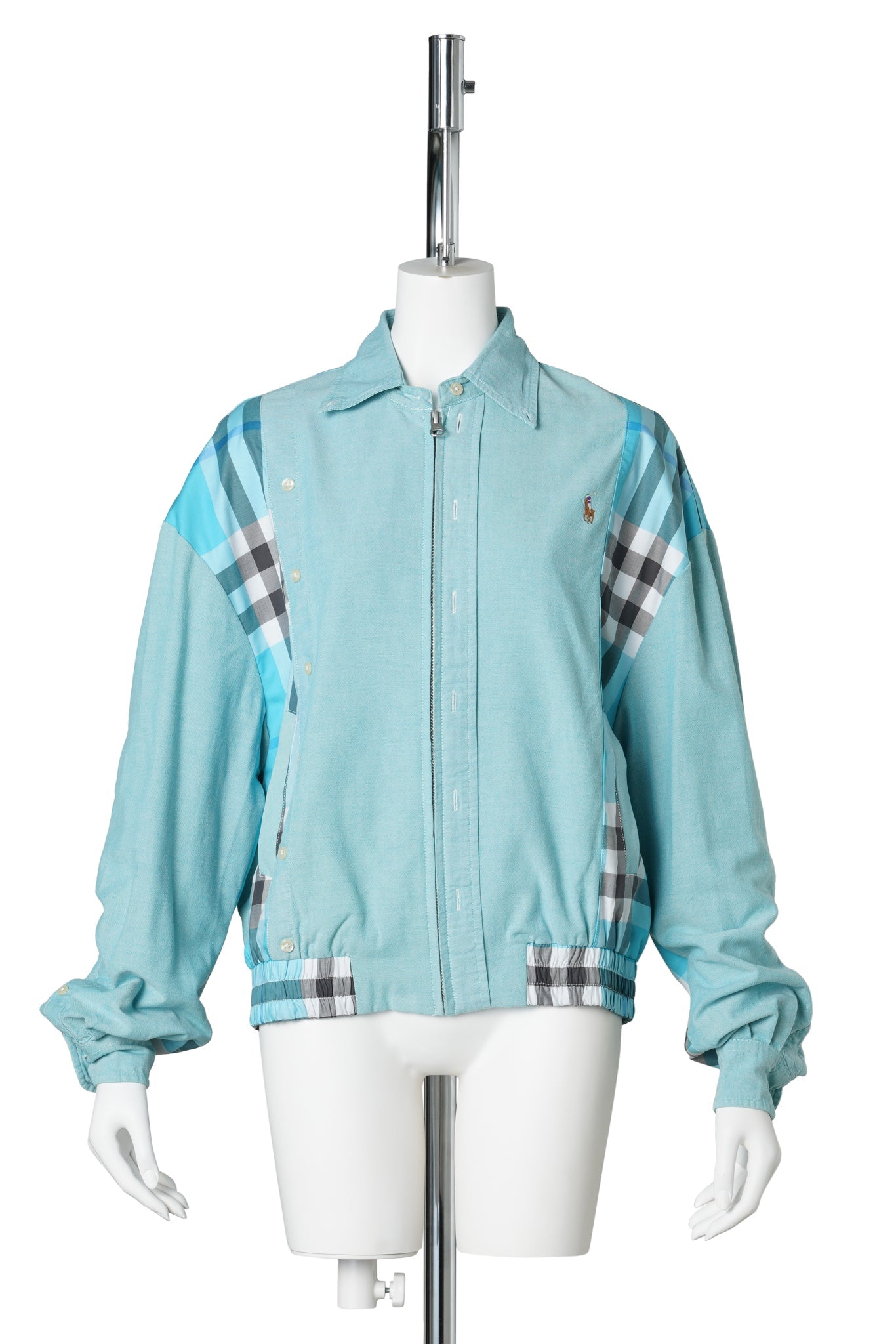 CENTER-SEAM HARRINGTON JACKET / GREEN