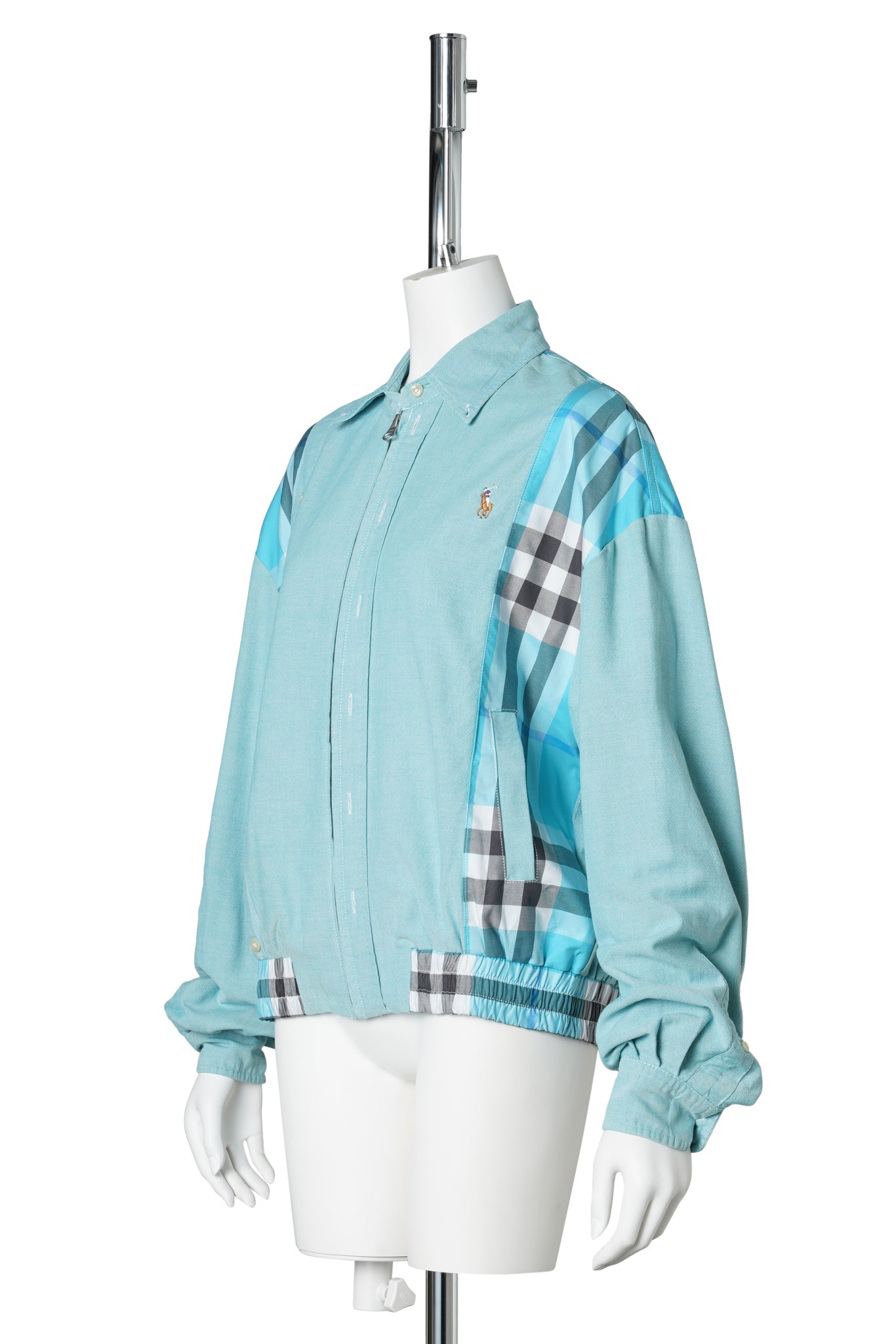 CENTER-SEAM HARRINGTON JACKET / GREEN
