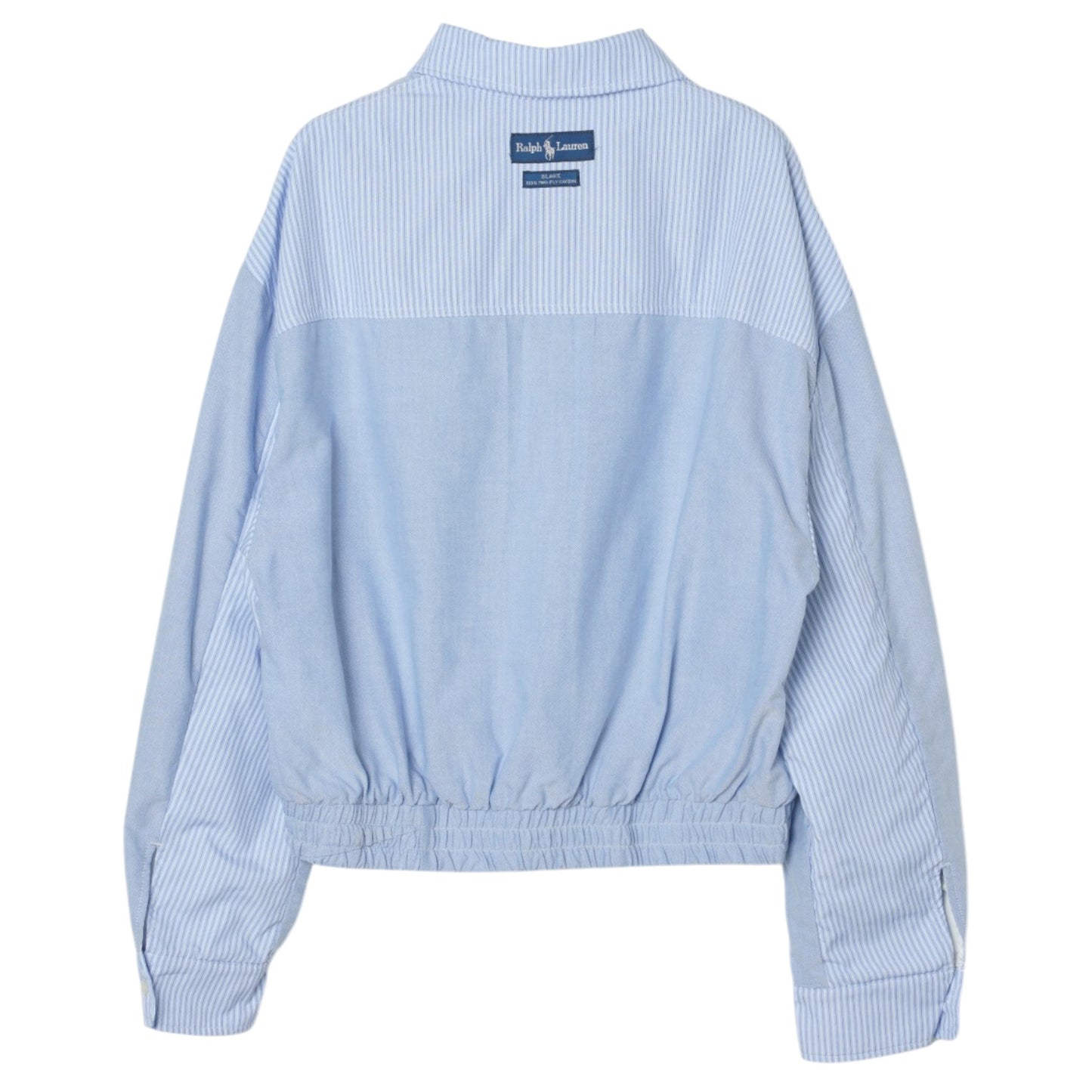 EMBROIDERED HARRINGTON JACKET / BLUE