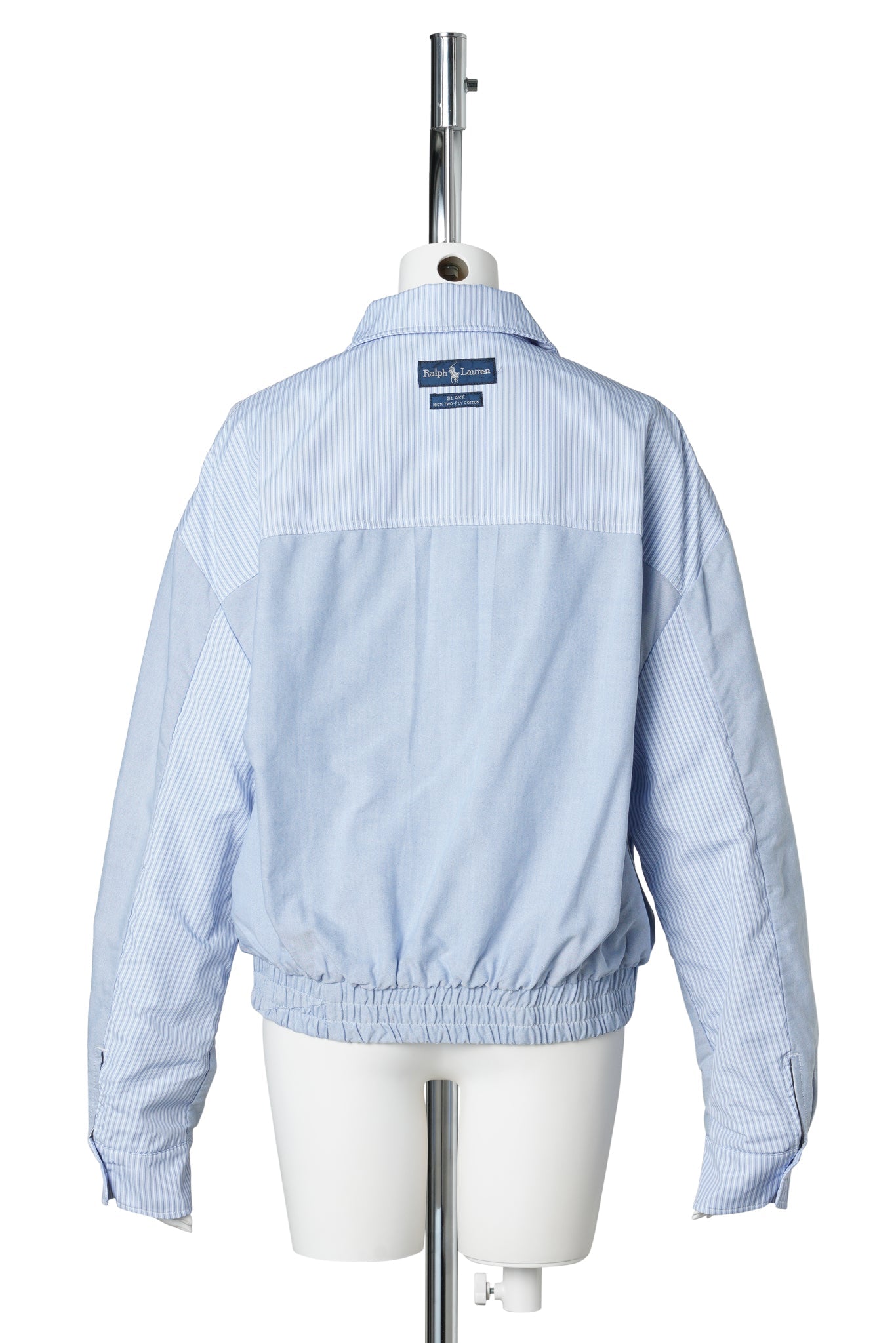 EMBROIDERED HARRINGTON JACKET / BLUE