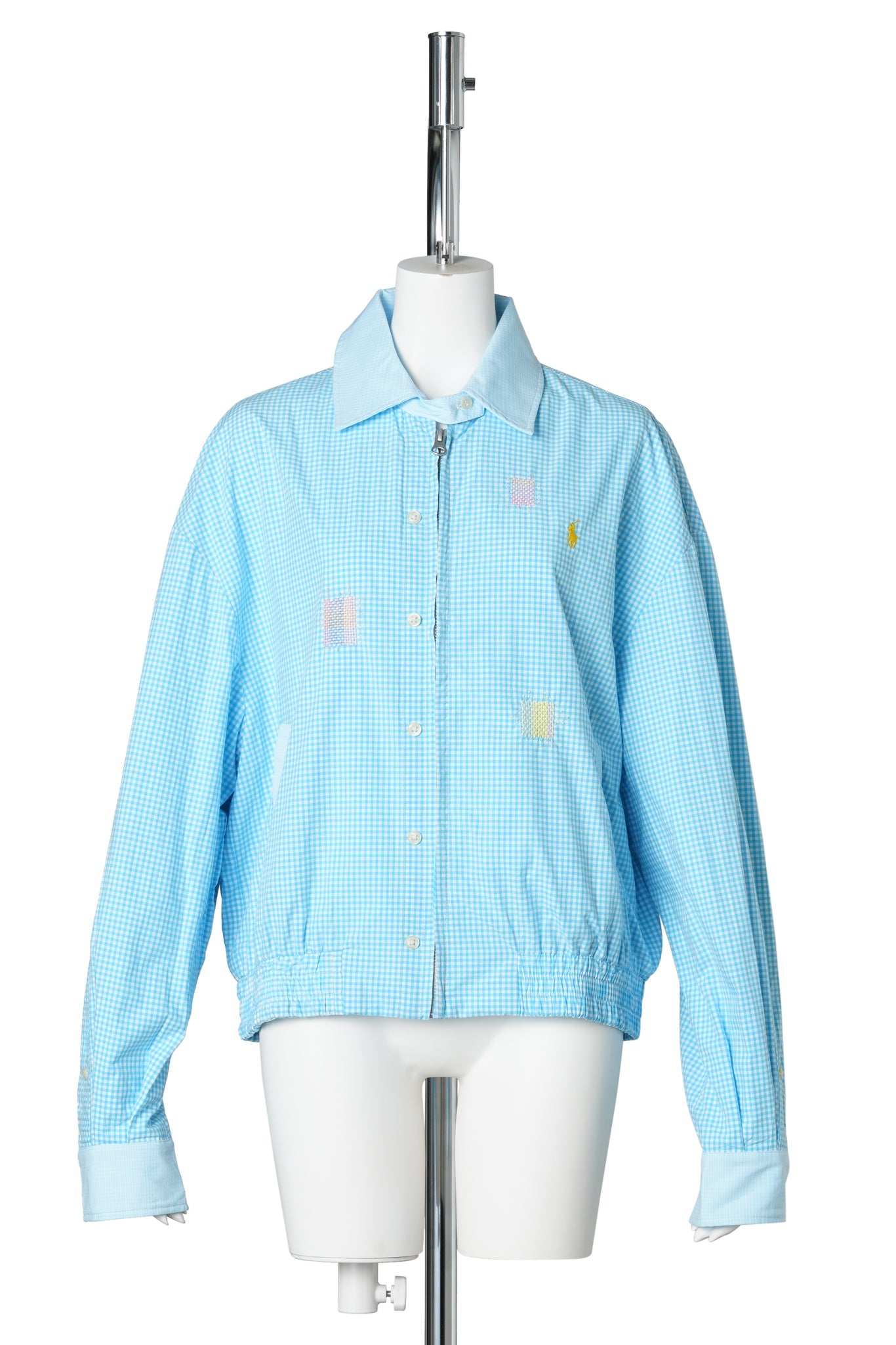 EMBROIDERED HARRINGTON JACKET / GREEN