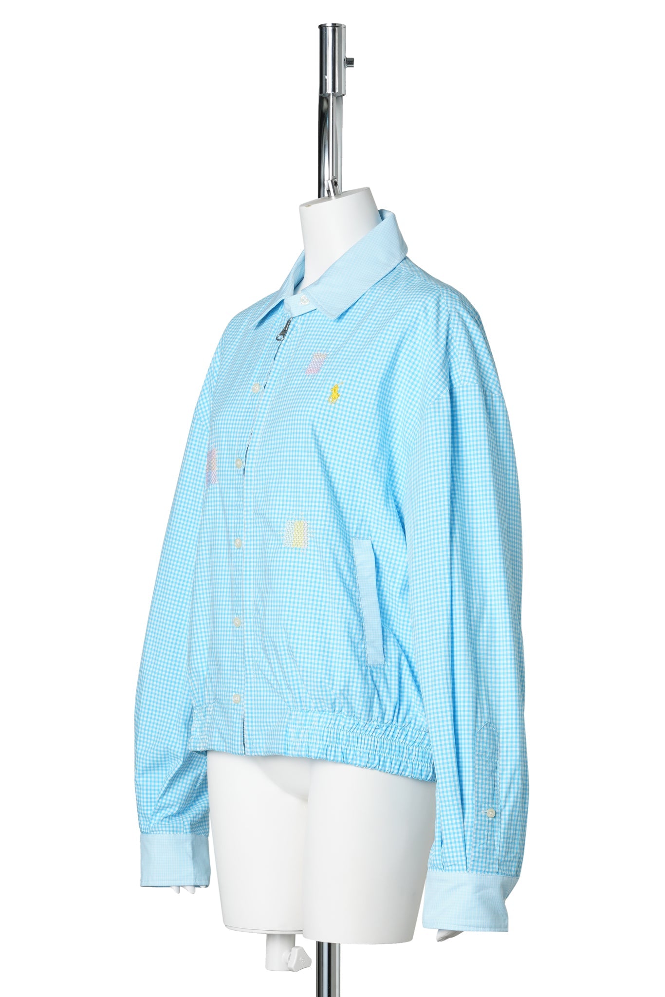 EMBROIDERED HARRINGTON JACKET / GREEN
