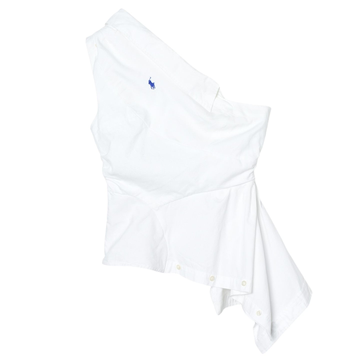 ONE-SHOULDER TOP / WHITE