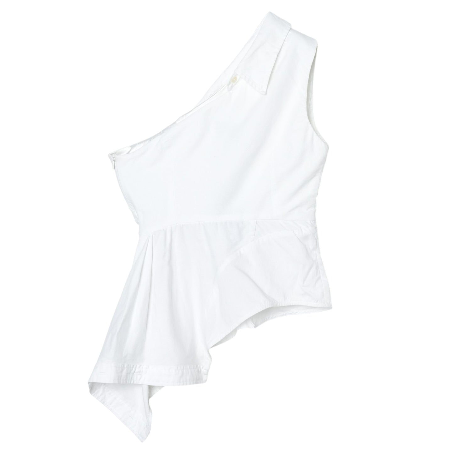 ONE-SHOULDER TOP / WHITE