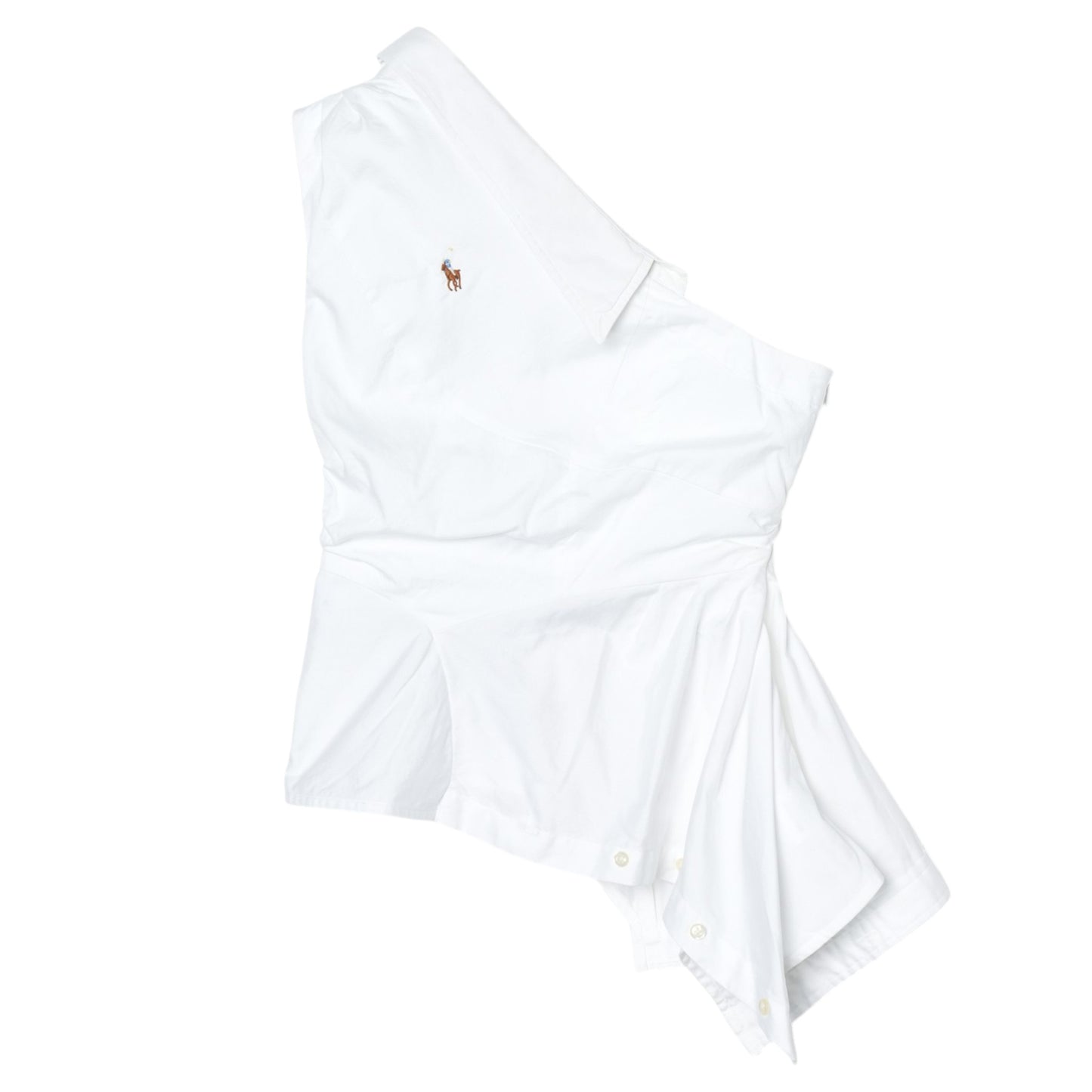 ONE-SHOULDER TOP / WHITE