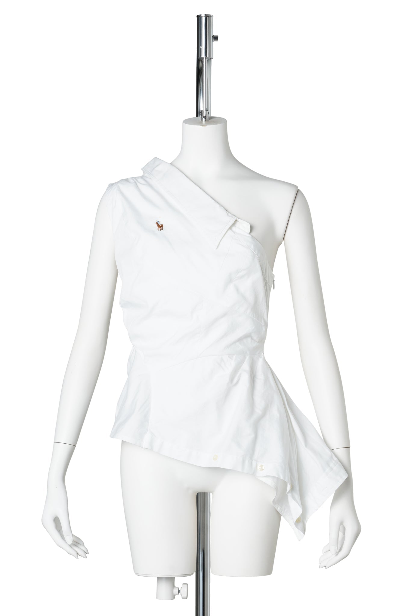 ONE-SHOULDER TOP / WHITE