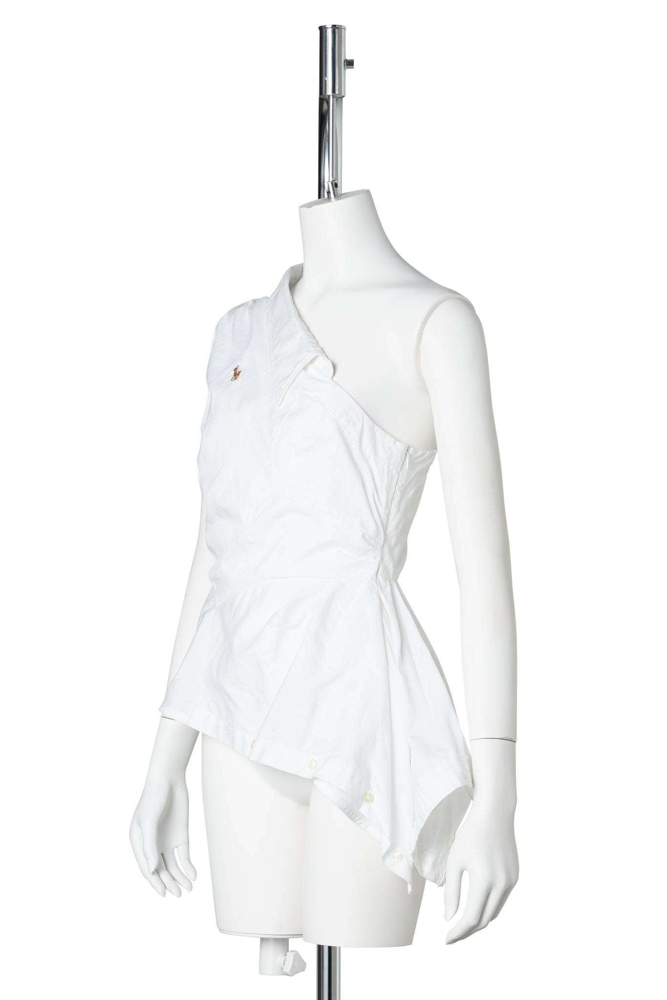 ONE-SHOULDER TOP / WHITE