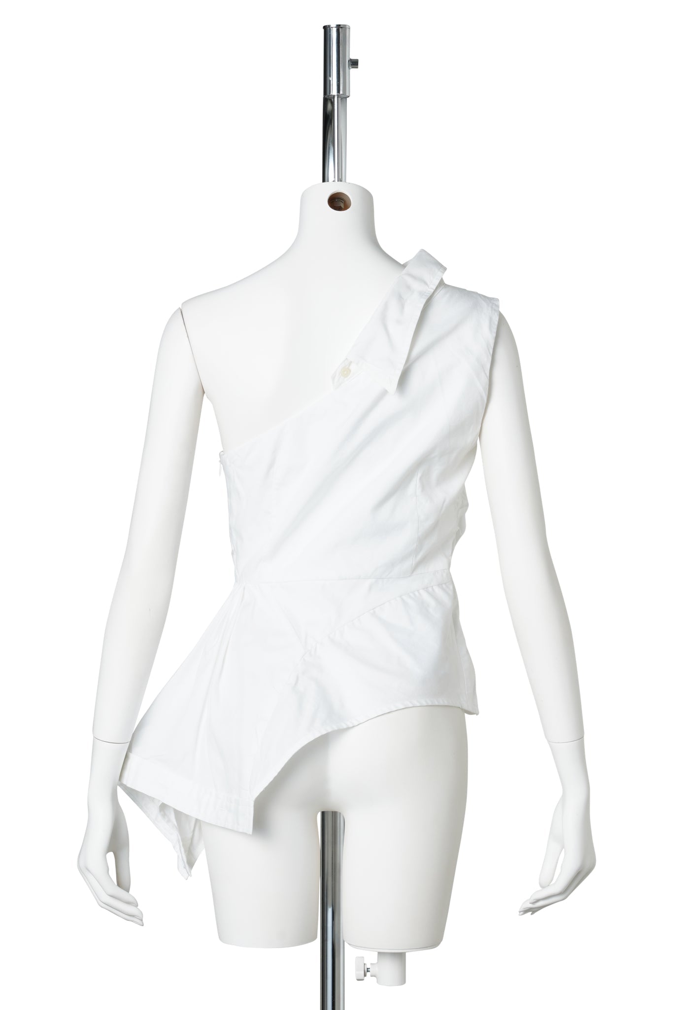 ONE-SHOULDER TOP / WHITE