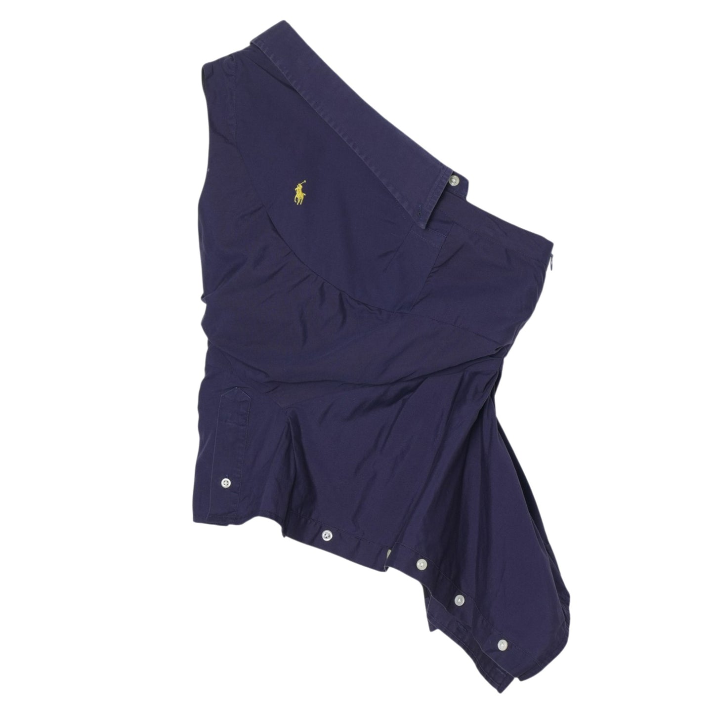 ONE-SHOULDER TOP / BLUE