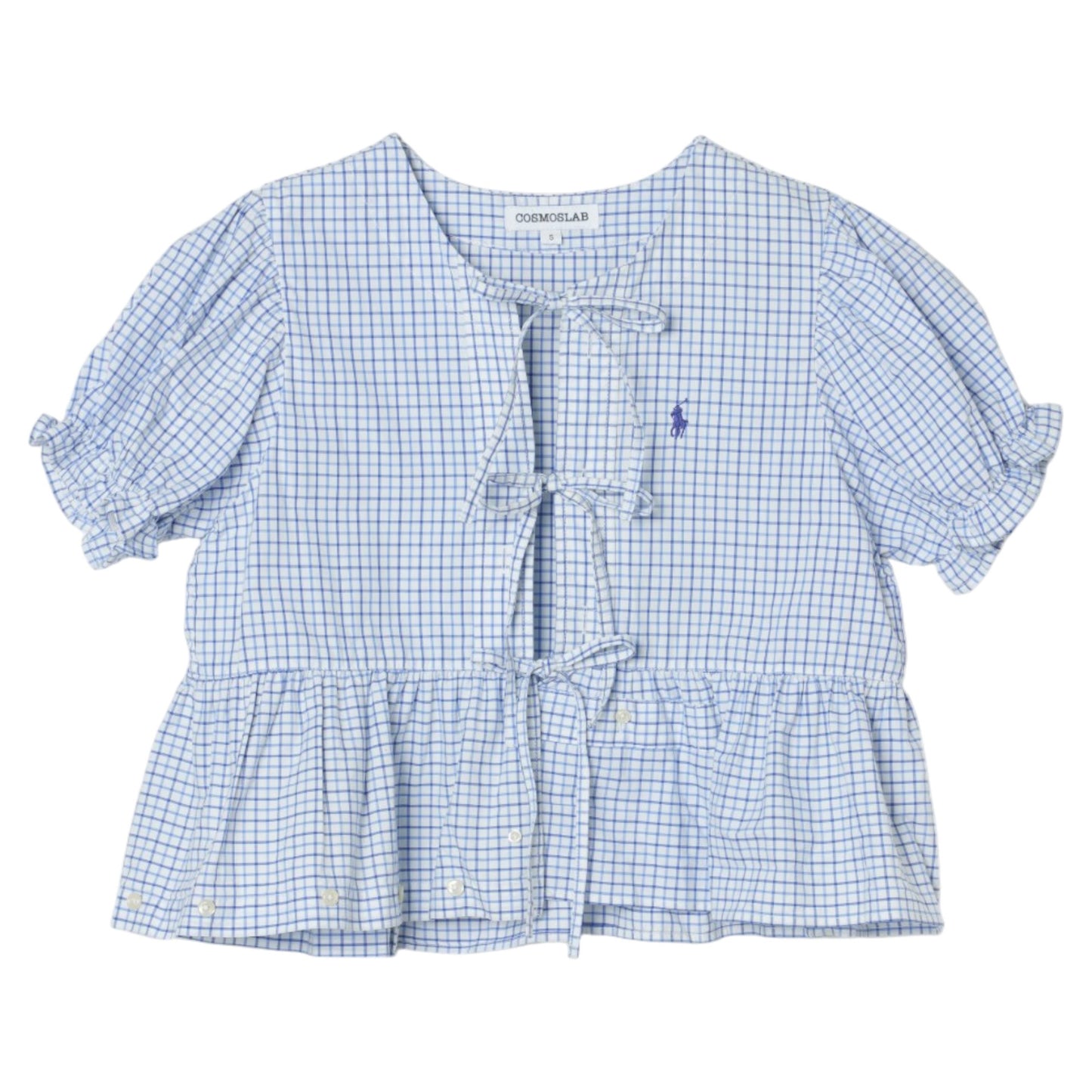 PUFF-SLEEVE TOP / WHITE