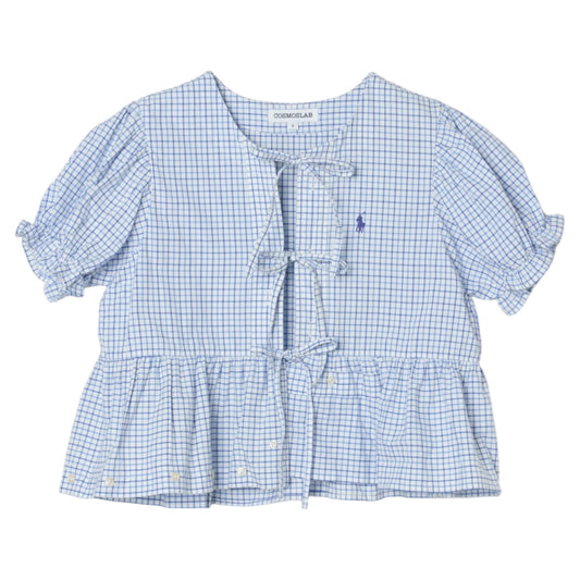 PUFF-SLEEVE TOP / WHITE