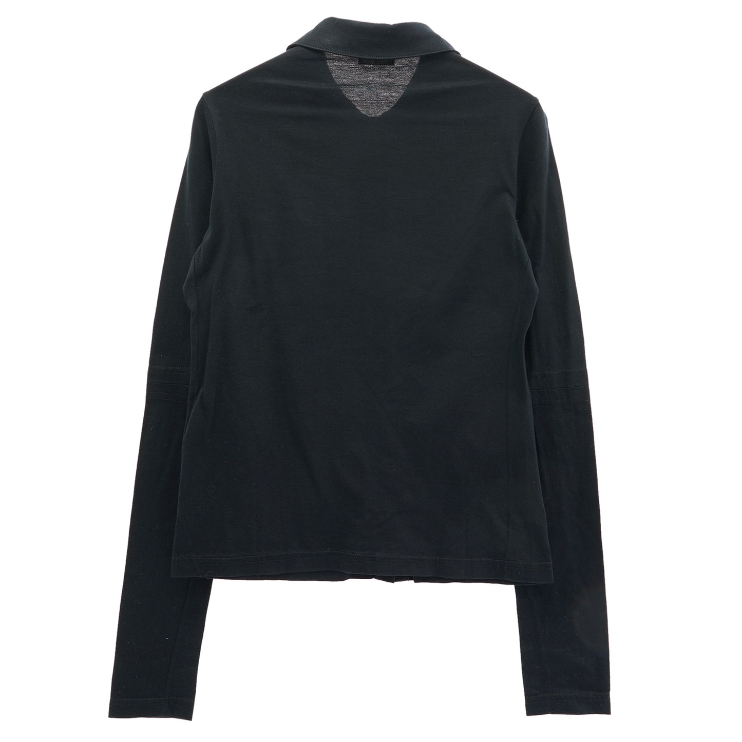 SLIT ELBOW SHIRT / BLACK