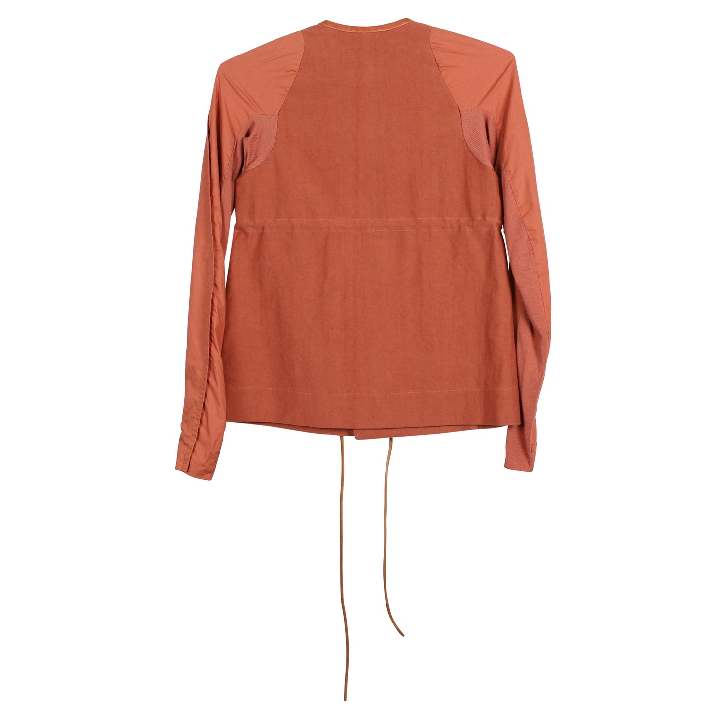 COLLARLESS JACKET / ORANGE