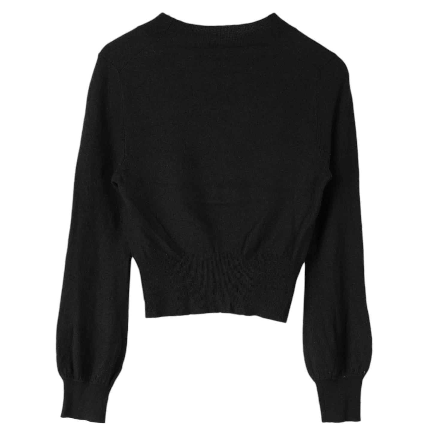 CROPPED SWEATER / BLACK