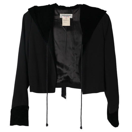 CROPPED JACKET / BLACK